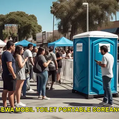 sewa mobil toilet portable soreang